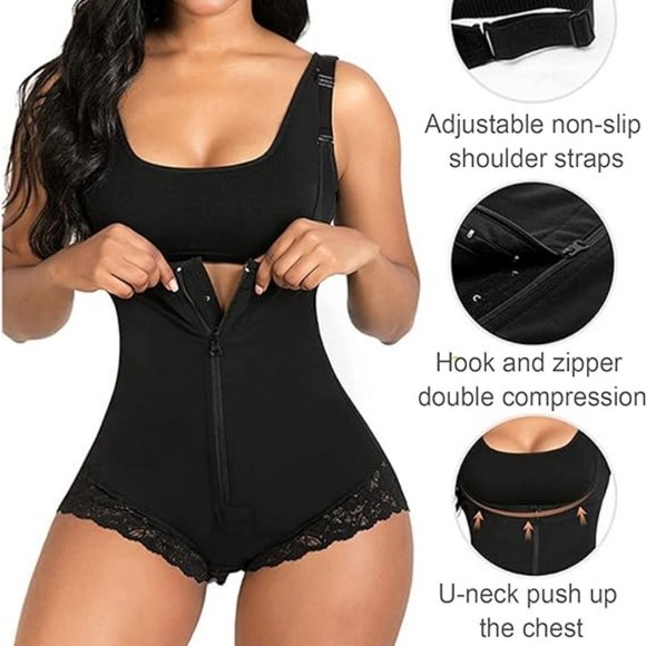 YIANNA Tummy Control 'Fajas Colombianas' Shapewear Bodysuit M *NWT* - Picture 4 of 7